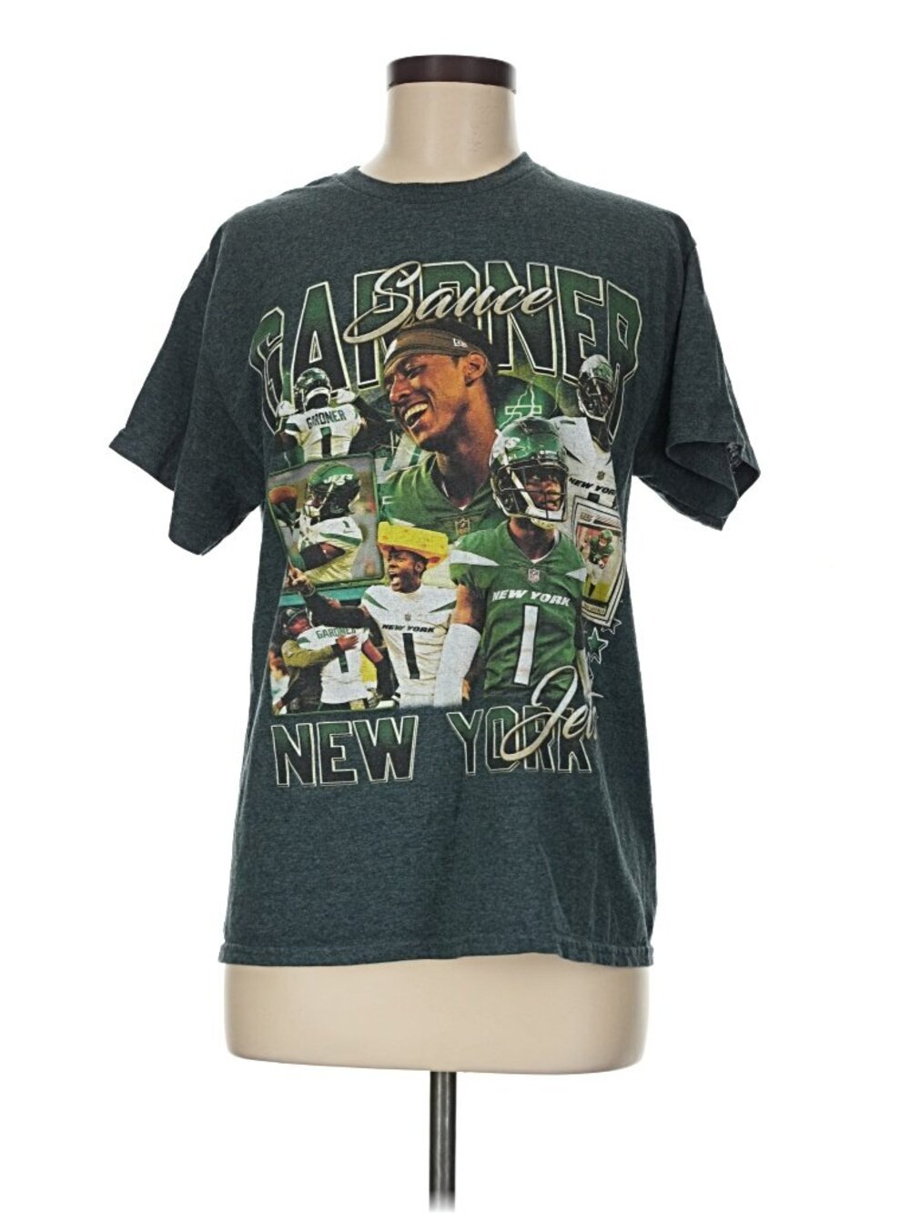 New York Jets Ahmad Sauce Gardner NFL T-Shirt M - RARE